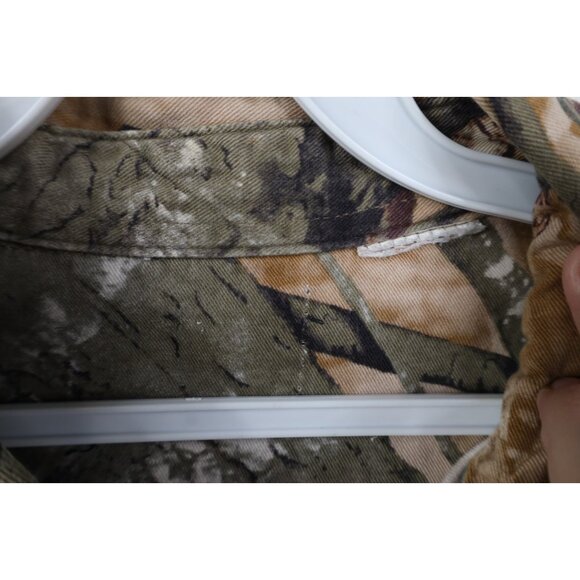 Vintage 90s Y2K Streetwear Mens XL Faded Camouflage Collared Button Down Shirt - Picture 8 of 12